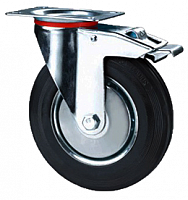 Промышленное колесо поворотное с тормозом Longway SCB